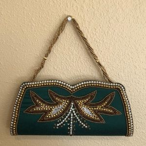 Emerald Green Clutch